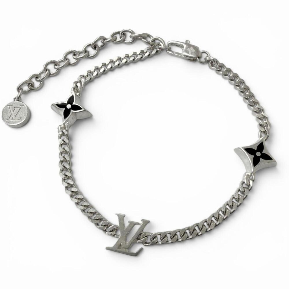 LOUIS VUITTON M1520A Bracelet, 2025 model, LV Spike design, AG925 sterling si...